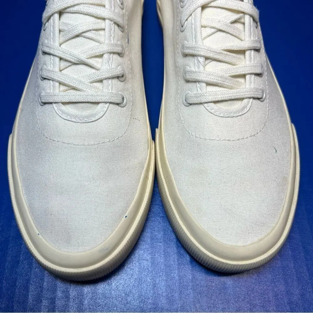 Everlane The‎ Forever Sneaker Organic Cotton Canvas White Womens 9 Mens 7